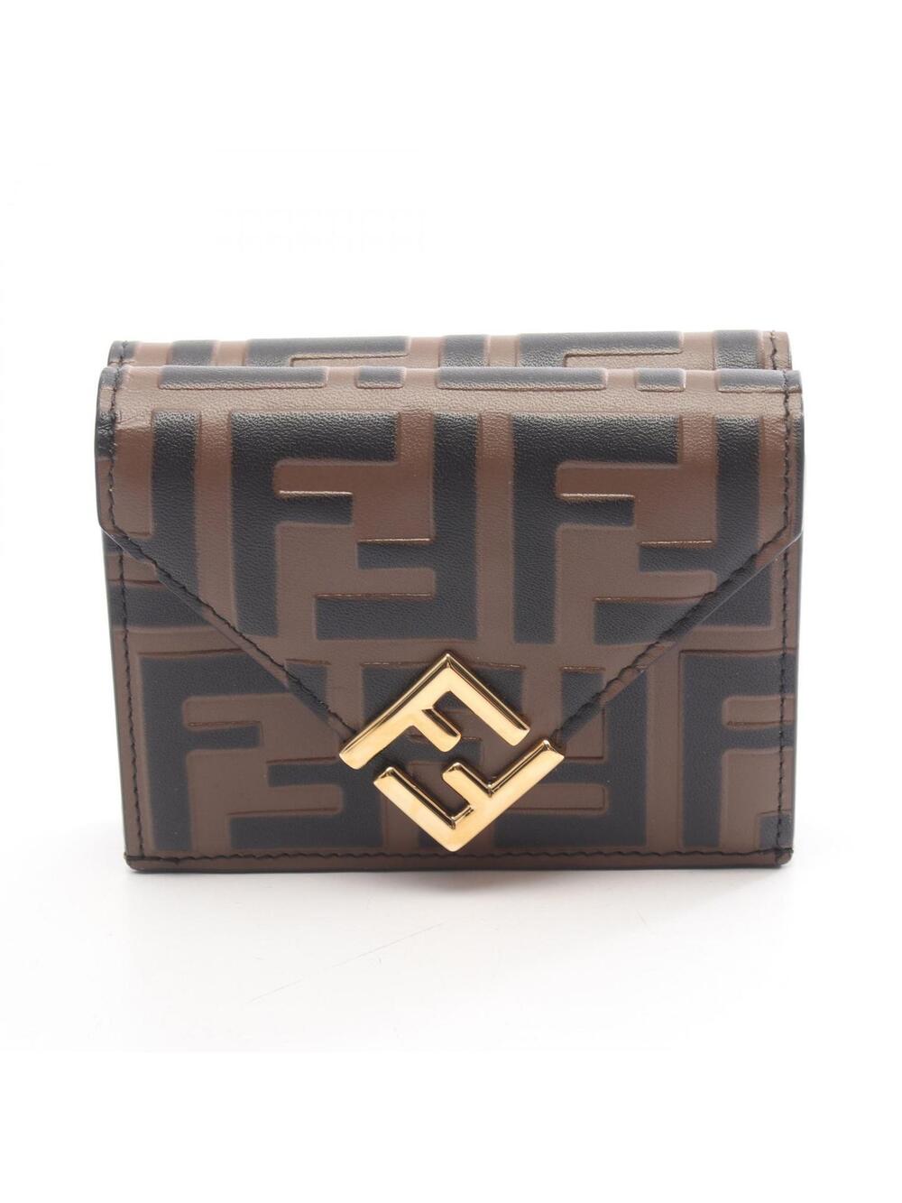 Fendi Ff Diamond Tri-Fold Wallet #346582F53B